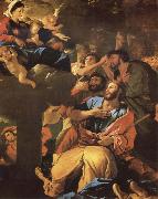 Nicolas Poussin The Virgin of the Pilar and its aparicion to San Diego of Large china oil painting reproduction